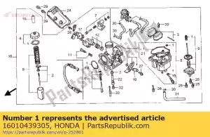 honda 16010439305 gasket set - Bottom side