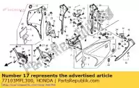 77103MFL300, Honda, poduszka, siedzisko jednoosobowe honda cbr vfr 1000 1200 2008 2009 2010 2011 2012 2013, Nowy