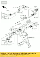 230370149, Kawasaki, luz intermitente Kawasaki KLE Z 650 750 B Versys A M L R ZR750, Nuevo