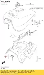 Here you can order the clamp from Suzuki, with part number 0940730402: