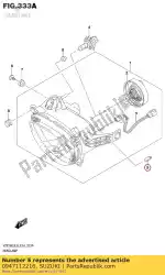 Ici, vous pouvez commander le ampoule (12v5w) auprès de Suzuki , avec le numéro de pièce 0947112216: