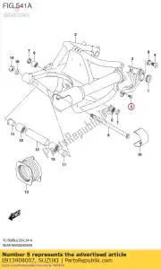 suzuki 0913908007 screw - Bottom side