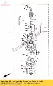 yamaha 38V143970000 o-ring - Bottom side