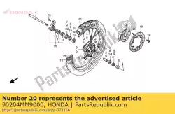 Aqui você pode pedir o parafuso, oval, 4x10 em Honda , com o número da peça 90204MM9000: