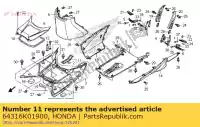 64316K01900, Honda, band,battery honda sh i  ad a d sh125 sh125a sh125ad sh125d 125 , New