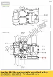 Aquí puede pedir tornillo, bridado, 6x32 er650ecf de Kawasaki , con el número de pieza 921540967: