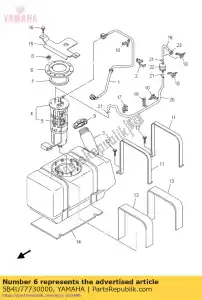 yamaha 5B4U77730000 bague - La partie au fond