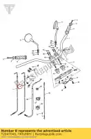 T2047046, Triumph, kabel gashendel triumph america carbs 790 2002 2003 2004 2005 2006 2007, Nieuw