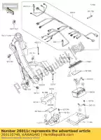 260110748, Kawasaki, fio-chumbo kx450fcf kawasaki  kx 250 450 2012 2013 2014 2015 2016 2017 2018 2019 2020 2021, Novo