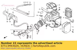 Tutaj możesz zamówić brak opisu w tej chwili od Honda , z numerem części 87513MK4600: