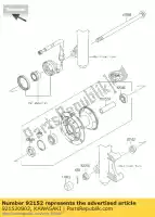 921520802, Kawasaki, collier klx125caf kawasaki d tracker klx 125 2010 2011 2012 2013 2015 2016, Nouveau