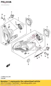 suzuki 3517131GH1 snoer, l - Onderkant