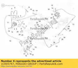 Aqui você pode pedir o centralina abs (por ricambi) em Piaggio Group , com o número da peça 1C005747: