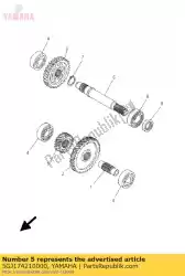 Here you can order the axle, drive from Yamaha, with part number 5GJ174210000: