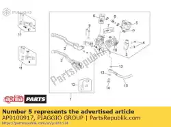 Aqui você pode pedir o tanque de óleo em Piaggio Group , com o número da peça AP9100917: