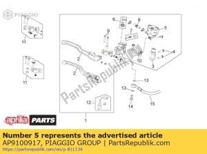 aprilia AP9100917 oil tank - Bottom side