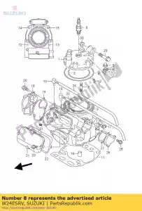 Suzuki W24ESRV bougie w24esrv - Bottom side