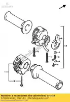 3720045C03, Suzuki, schakelaar, handvat, r suzuki gn gsf gsx gsx r vx 125 400 600 750 800 1100 1988 1989 1990 1991 1992 1993 1994 1995 1996 1997 1998 1999, Nieuw