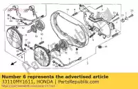 33110MY1611, Honda, socket assy., posição li honda xrv africa twin  xrv750 750 , Novo