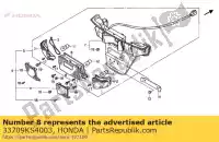 33709KS4003, Honda, emballage, feu arrière honda cn helix spazio  cn250 1 250 , Nouveau