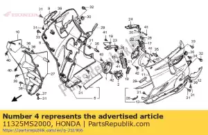 honda 11325MS2000 stay, l. cover protector - Bottom side