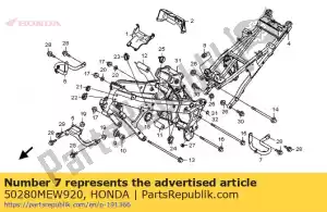 Honda 50280MEW920 stra?nik, l. silnik - Dół