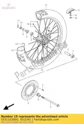 Qui puoi ordinare cerchione, fr. Ruota da Suzuki , con numero parte 5531102B00: