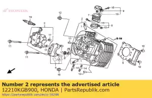 Honda 12210KGB900 head comp., fr. cilindro - Il fondo