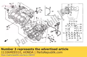 honda 11106MEE010 orifizio b, 1,2 mm - Il fondo