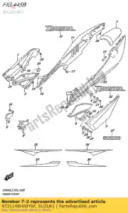 Suzuki 4731148H00YSF copertina, centro - Il fondo