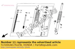 Here you can order the no description available at the moment from Honda, with part number 51500GN1762ZB: