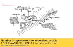 Qui puoi ordinare striscia, l. Serbatoio di carburante (### da Honda , con numero parte 17535MAW910ZC: