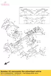 Aquí puede pedir tornillo de Yamaha , con el número de pieza 901110604000: