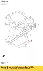 Aqui você pode pedir o junta, cilindro em Suzuki , com o número da peça 1124128H10: