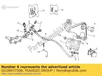 GU28657500, Piaggio Group, Brake hose moto-guzzi nevada nevada base club nevada club sp ii t5 350 750 850 1000 1985 1991 1992 1993 1998 2002, New