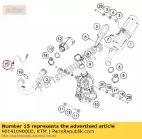 90141090000, KTM, sensor de oxigeno husqvarna ktm  duke rc 125 200 250 390 401 2011 2012 2013 2014 2015 2016 2017 2018 2019 2020 2021, Nuevo