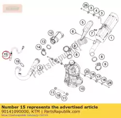 Aquí puede pedir sensor de oxigeno de KTM , con el número de pieza 90141090000: