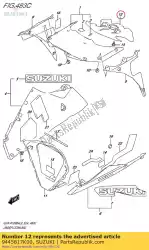 Here you can order the cover,lwr bracket from Suzuki, with part number 9445817K00: