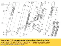 AP8123512, Piaggio Group, écrou aprilia derbi moto-guzzi  breva ie caponord etv mulhacen nevada nevada base club nevada classic nevada classic ie ntx pegaso quota quota es v x zgukza00 zgukzb00 zgukzua0 zgukzub0 zguld000, zgukv zguld000, zgukv001 zgulda00 zguldc00, zguld000 zguldca0 zgu, Nouveau