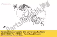 42711HC0671, Honda, pneumatico, ruota honda trx ex  trx300ex fourtrax sporttrax sportrax 300 , Nuovo