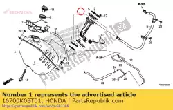 Tutaj możesz zamówić zespó? Pompy paliwa od Honda , z numerem części 16700K0BT01: