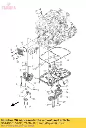 Ici, vous pouvez commander le vis auprès de Yamaha , avec le numéro de pièce 901490615900: