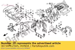 Ici, vous pouvez commander le cordon, h / t auprès de Honda , avec le numéro de pièce 30734MCZ505: