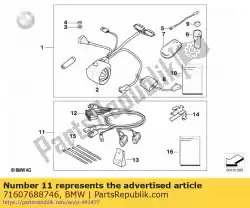 Ici, vous pouvez commander le antivol, pièces de montage - dwa 5. 1 auprès de BMW , avec le numéro de pièce 71607688746: