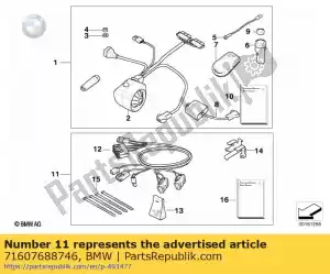 bmw 71607688746 antivol, pièces de montage - dwa 5.1 - La partie au fond