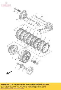 yamaha 1C3163800000 ensemble de levier de poussée - La partie au fond