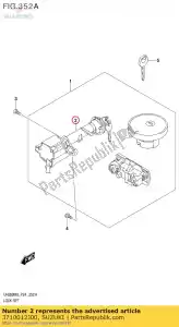 suzuki 3710012J00 ign.switch - Dół