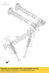 Tutaj możesz zamówić zawór wydechowy od Suzuki , z numerem części 1291229G00: