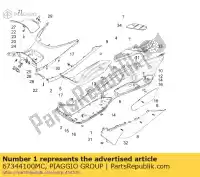 67344100MC, Piaggio Group, rechter middenzijde     , Nieuw