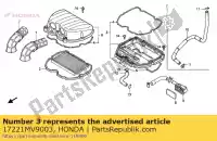 17221MV9003, Honda, Caso comp, aria / c honda cbr  f cbr600f 600 , Nuovo